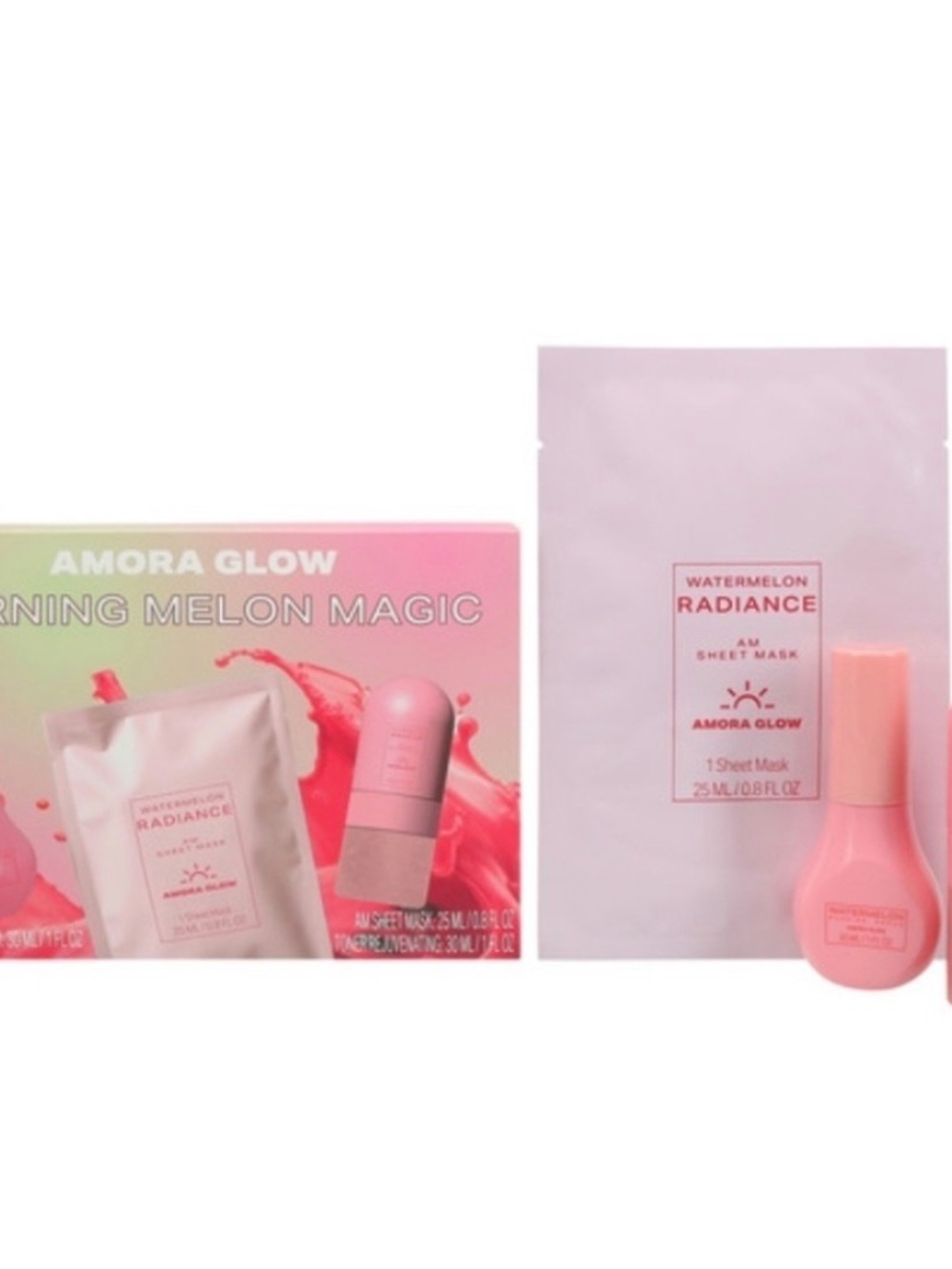 Amora Glow Morning Melon Magic Set NIB - Picture 2 of 3